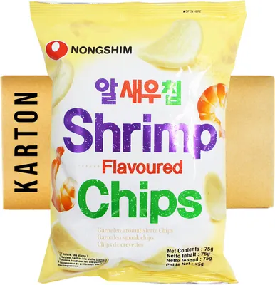 Produktbild von Nong Shim Shrimps Chips Geschmack 20x75g