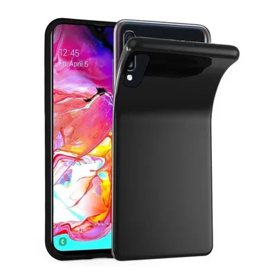 Immagine prodotto di Cadorabo cover per Samsung Galaxy A70 / A70s cover protettiva in nero cover protettiva TPU silicone cover custodia