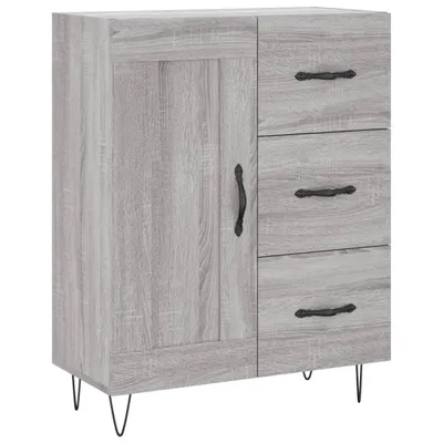 Immagine prodotto di Credenza Grigio Sonoma 69,5x34x90 cm in Legno Multistrato