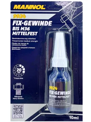 Produktbild von MANNOL Gewindedichtstoff 9924 Flasche Blisterpack 10ml