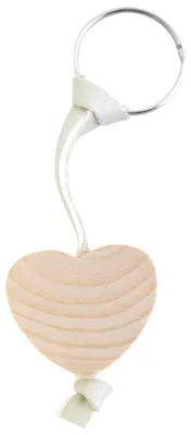 Produktbild von EDUPLAY 130-062 Schlüsselanhänger Herz, natur