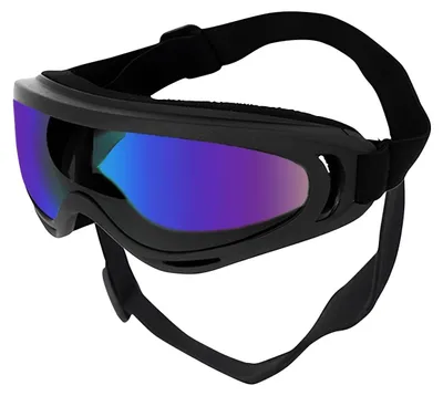 Produktbild von Hundeglas mit UV-Schutz und verstellbarem Band
