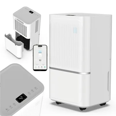 Image de Déshumidificateur - Appareil déshumidificateur - Absorbeur d'humidité - Éliminateur d'humidité - Absorbeur d'humidité - Capacité de 14 litres