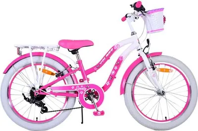 Produktbild von Volare Lovely Kinderfahrrad - Mädchen - 20 Zoll - Rosa - 7 Gänge