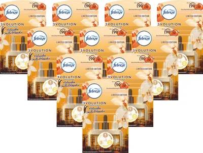 Produktbild von Febreze 3Volution Vanille Duftstecker Nachfüller 20ml 10er Set