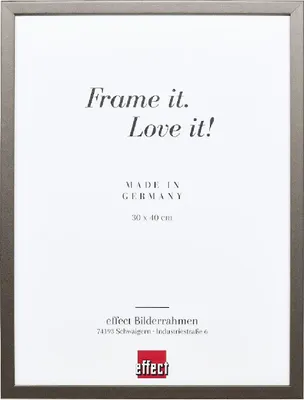 Produktbild von Fotorahmen „Effect Profil Top S“ Platin, 27 x 48 cm, normales Glas