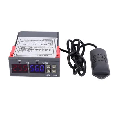 Produktbild von Digitalanzeige-Temperatur- und Feuchtigkeitsregler mit integriertem Sensor (110V‐220VAC)