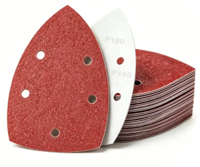 Obrázok produktu pre 60 kusov brúsneho papiera pre trojuholnú brúsku, zrniteľnosť P180