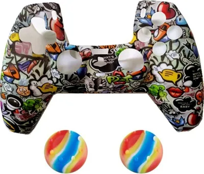 Produktbild von König Design Hülle kompatibel mit PlayStation PS5 Kunststoff Full Cover Handyhülle - Case Motiv 19