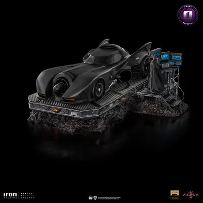Produktbild von DC Comics Art Scale Deluxe Statue 1/10 The Flash Movie Batmobile 31 cm