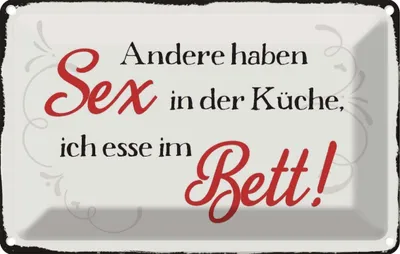 Produktbild von vianmo Blechschild 20x30 cm Sex in der Küche Bett Dekoration Spruch Zitat