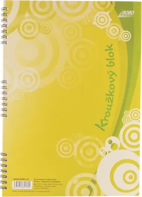 Produktbild von Blok BOBO s boční vazbou - A5 / čtvereček
