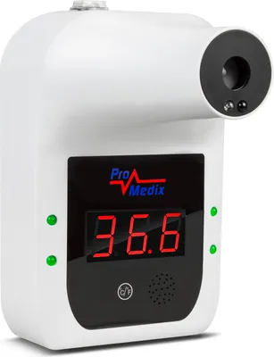 Produktbild von Kontaktlos Infrarot-Thermometer Körpertemperatur Fieber Stirn Thermometer Wandmontage
