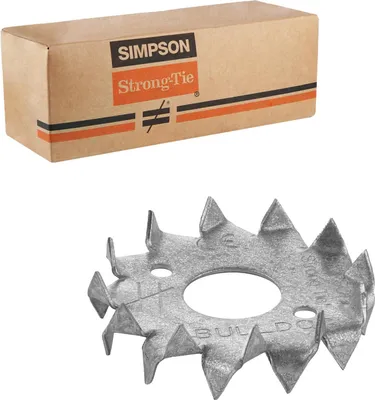 Productafbeelding van Holzverbinder Bulldog C1-50-B D50/17mm, verzinkt, SIMPSON STRONG TIE, 100 stuks