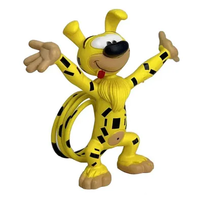 Productafbeelding van Marsupilami miniatuurfiguurtje, Happy Marsupilami, 7 cm