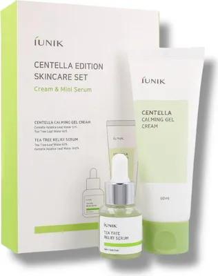 Image de Iunik - Centella Edition Skin Care Set - Péče O Pleť S Centellou (Cream & Mini Serum) - 2Ks