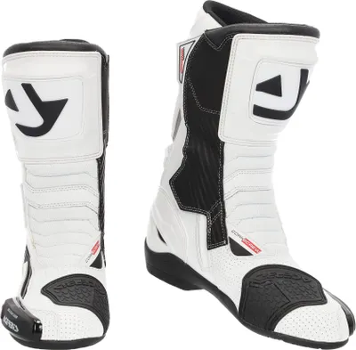 Produktbild von ACERBIS wasserdicht genehmigte weiße Korkenzieher-Stiefel größe 45