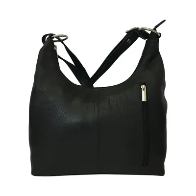 Produktbild von C1074 Cinino Crossbody Bag Rindleder Schwarz