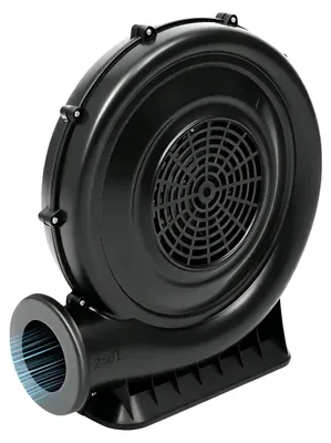 Zdjęcie produktu dla Dmuchawa, silnik 250 W, 2800 obr./min, wydajność 420 m³/h, kompaktowa konstrukcja, idealna do dmuchanych zamków