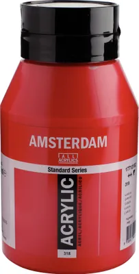 Produktbild von Amsterdam Standard Series Acrylfarbe Flasche 1000 ml Karmin 318
