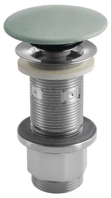 Productafbeelding van Sapho wastafelafvoer, 5/4 inch, klik-klak, betonstop, 10-80 mm, mat groen