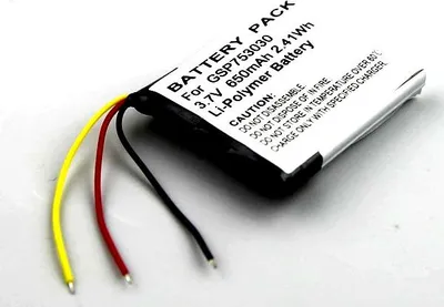 Image de Batterie pour JBL E45BT, E55BT, Everest Elite 300, Everest Elite E45BT, Everest Elite E55BT remplace GSP753030 Li-Polymère, 3,7 V, 650 mAh