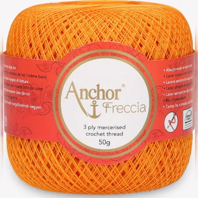 Obrázok produktu pre Anchor Freccia 25 - Extra jemná bavlnená priadza na jemné háčkovanie (farba 00314)