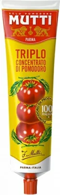 Zdjęcie produktu dla Koncentrat pomidorowy potrójny w tubce import z Włoch 185g - Mutti