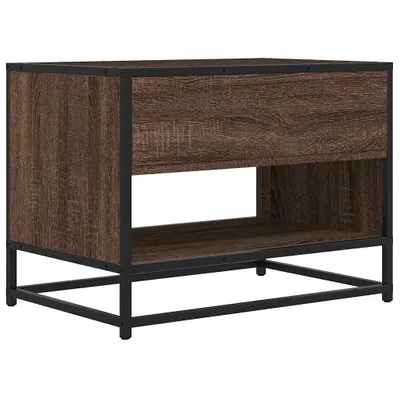Obrázek produktu pro TV skříňka hnědý dub 61 x 40 x 46 cm kompozitní dřevo a kov