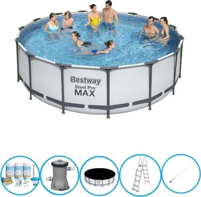 Obrázek produktu pro Bestway Pool Steel Pro MAX - Bazénová souprava - 457x122 cm