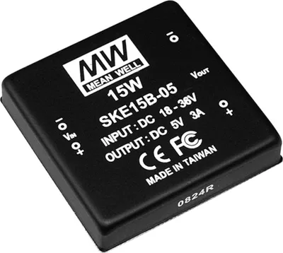 Produktbild von MEANWELL SKE15C-05, DC DC-Wandler, 36-72V:+5V 3000mA 15W