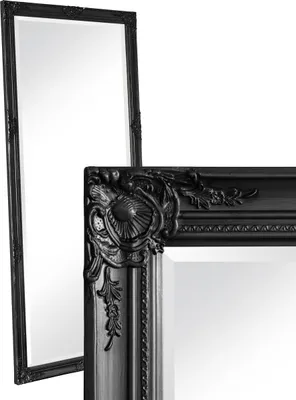 Produktbild von LC Home Wandspiegel Barock XXL Spiegel Schwarz ca. 200x100 cm Antik-Stil Ganzkörperspiegel