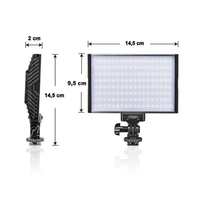 Zdjęcie produktu dla Walimex pro LED Niova 150 Bi Color + zasilacz (1022764)