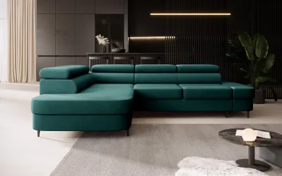 Obrázek produktu pro FurMeb24 ECKSOFA LUNA - 275 x 203 cm vena 04 - s funkcí spánku a lůžkem - levý bok