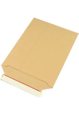 Produktbild von Versandtasche Maße 240x315mm A4 Gewicht 500g/qm Vollpappe braun SK TRANSPAK