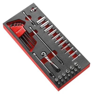 Produktbild von Facom Modul - Steckschluessel 1/4Z, 44-tlg