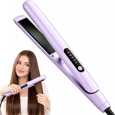 Produktbild von 2-in-1 Glätteisen & Lockenstab, Haar glätteise, Hair waver mit 5 Temperaturstufen 140–220 °C