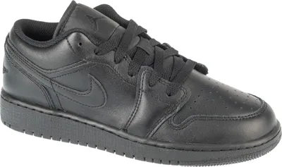 Produktbild von Nike Jordan 1 Low "Triple Black" Schwarz, Größe: 36,5