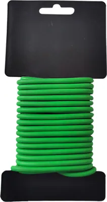 Produktbild von Grüner, weicher TPR-Pflanzdraht für Tomaten, Rosen, Reben, Heimstütze, Gartenbedarf, Grün (2,5 mm x 10 m)