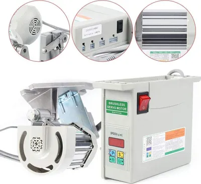 silnik maszyny do szycia 750W Silnik bezszczotkowy Silnik do szycia Energooszczędny silnik serwo Domowy silnik do przemysłowej maszyny do szycia 500-3500 obr