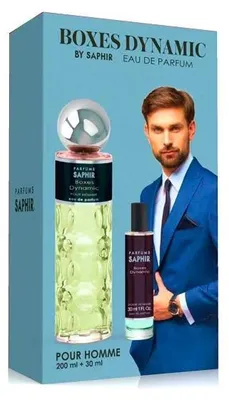 Productafbeelding van Saphir Boxes Dynamic Eau de Parfum Spray, sets van 200 ml en 30 ml