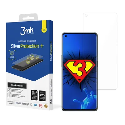 Produktbild von 3mk Display Antimikrobielle Schutzfolie SilverProtection+ für Oppo Reno 6 Pro 5G PEPM00 0,21mm Self-Heal