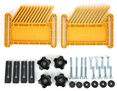 Image de Kit de guide de coupe en bois, comprenant 2 pièces