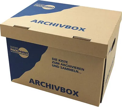 Produktbild von 10x Archivbox Lagerbox 400x320x290mm extrem stabil bis 250kg stapelbar