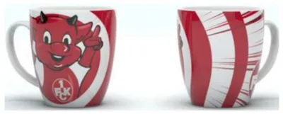 Produktbild von FCK Kindertasse 0,2 l, spülmaschinenfest, mikrowellengeeignet, offizielles Merchandise