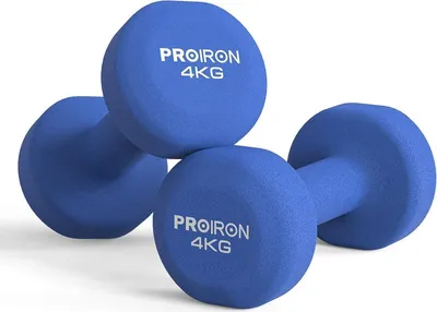 Obrázek produktu pro PROIRON Neoprenová činka 2x4KG ženy Gymnastika Jóga Děti