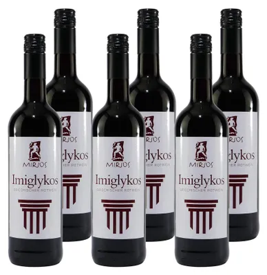 Produktbild von Mirios Imiglykos Rotwein -lieblich- (6 x 0,75L)