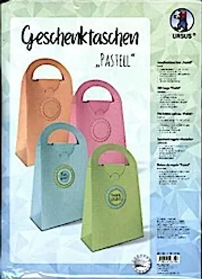 Produktbild von 4 Geschenktaschen "Pastell"