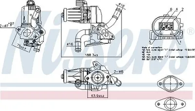 Obrázek produktu pro Zawór Egr Fprd Transit 2,2Tdci/2,4Tdci
