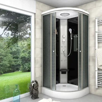 Produktbild von Duschkabine Fertigdusche Dusche Komplettkabine D10-13M0 90x90 cm